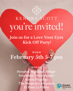 Love Your Eyes Prevent Blindness Texas